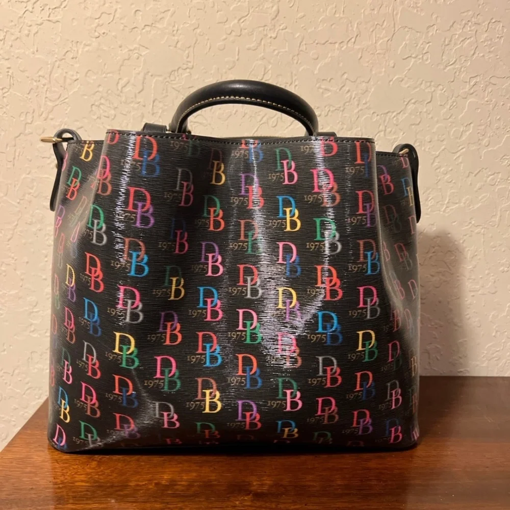 Dooney & Bourke Db75 Multi Brenna Satchel - Picture 3 of 12